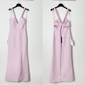 BCBGMAXAZRIA Orchid Cutout Dress